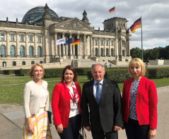 9. jul 2018. Članovi PGP sa Nemačkom sa predsednikom Grupe za saradnju sa zemljama JIE u Bundestagu